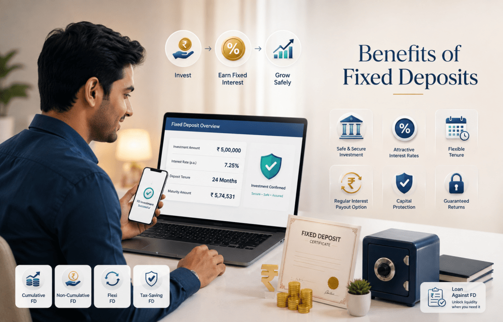 BENEFITS OF INVESTING IN FIXED DEPOSITS