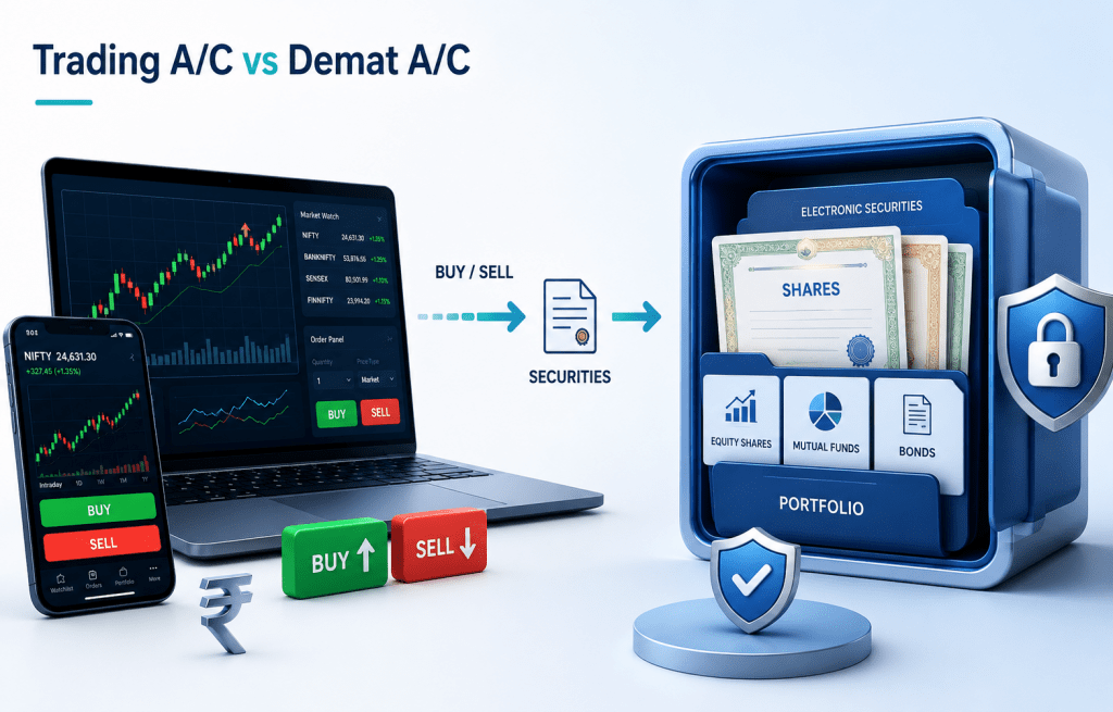 TRADING ACCOUNT V/S DEMAT ACCOUNT