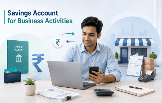 USING SAVINGS ACCOUNT FOR BUSINESS ACTIVITIES
