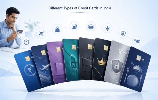 DIFFERENT TYPES OF CREDIT CARDS IN INDIA