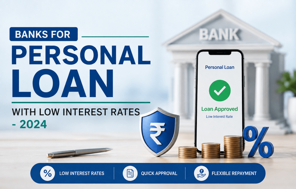 BANKS FOR PERSONAL LOAN WITH LOW INTEREST RATES – 2024