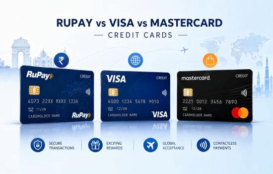 RUPAY vs VISA vs MASTERCARD CREDIT CARDS