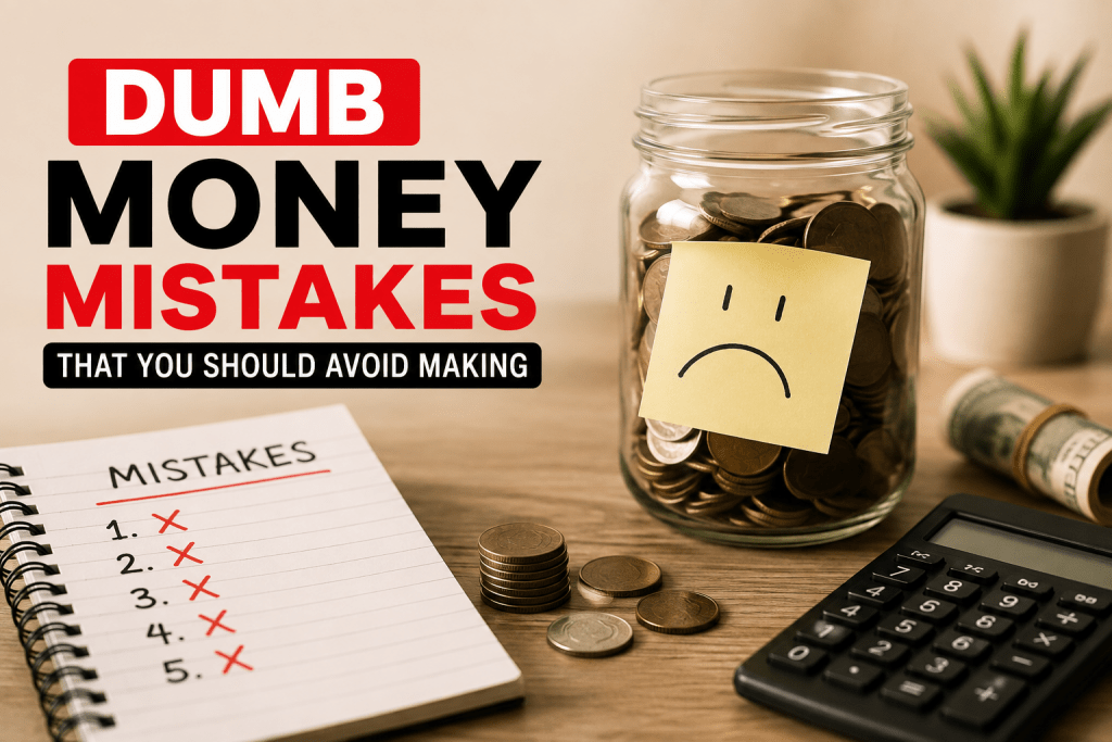 DUMB MONEY MISTAKES THAT YOU SHOULD AVOID MAKING